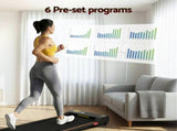 Everfit 3 in 1 Walking Pad Treadmill 12% Incline Under Desk Treadmills for Home Gym With 38cm Wide TMILL-380-2INC-BK