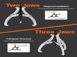 Gear Puller Set, 76.2 mm/101.6 mm/152.4 mm/203.2 mm 3 Jaw Bearing Puller with Reversible Jaws, 2 V952-ZSLBQ3468INCY2G2C001V0