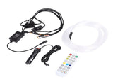 Car Use 1.5W RGBW 100pcs 0.03in 6.6ft Fiber Optic Lights Starlight Ceiling Light Kit APP Bluetooth V1294-YM0901-3119250087711