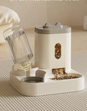 Yellow Automatic Pet Feeder and Water Dispenser - Smart Dog Bowl & Cat Feeder, Universal Pet Feeding V888-ELOSUNG13236