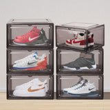 10Pcs Premium Acrylic Shoe Box Sneaker Display Storage Case Boxes Magnetic Door Au V465-86124