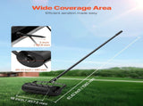 Rolling Lawn Aerator, 435mm Heavy-Duty Manual Rolling Aerator Lawn with Detachable Handle and 27 V952-STGSJCPQQ18I7QEX2V0