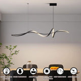 BAMDECOR A036 Modern LED Linear Pendant Lights with Dimmable LED and Adjustable Hanging Length 120cm V255-A36-L120-A