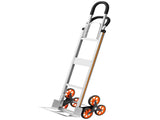 Stair Climbing Cart, 150 kg Stair-Climb Capacity, Aluminum Alloy Folding Trolley Cart with V952-ZXTCSPLCLSKL6O9DC001V0