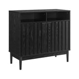Sarantino Eleni 2-Door Sideboard - Black TBL-751-00-BLK