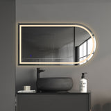 EMITTO LED Wall Mirror Arch Anti-fog 50*90cm 50x90 DECO1020-50X90