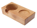 Wooden Coffee Protafilter Stand Holder Coffee Tamper Holder Stand Tamping Station Burlywood V1294-YM0717-3118220188412