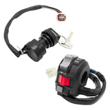 M MATI Start Stop Headlight Switch & Ignition Key Switch for Yamaha Warrior Grizzly Big Bear V1189-LWWAL-20260327-03956