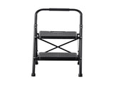 2 Step Ladder, Folding Step Stool with Wide Anti-Slip Pedal and Comfort Handgrip, Lightweight 272 kg V952-YGTTLBWGJPDS7RBCC001V0