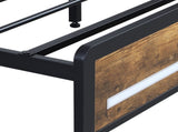 Levede King Bed Frame Storage Headboard Industrial BF1066-K