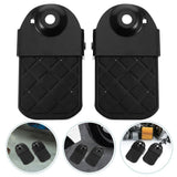 Black Aluminum Alloy Rear Wheel Support Foot Pegs 1 Pair Universal Motorcycle Accessories V1369-AZ3-W-19356
