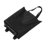 Foldable Rolling Shopping Cart with Pull Handle, Black Grocery Cart for Easy Transport and V1369-AZ3-W-12252