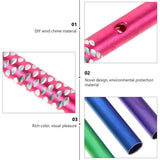 400 Pcs Aluminum Wind Chime Tubes for Wind Chime Making, Metal Tubes Craft Pendants, and Lightweight V1369-AZ3-W-23041