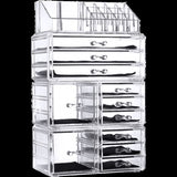 11 Drawers Clear Acrylic Tower Organiser Cosmetic jewellery Luxury Storage Cabinet V63-831611