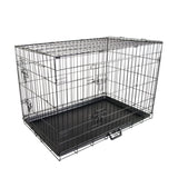 Wire Dog Cage Foldable Crate Kennel 48in with Tray V274-PET-WC48