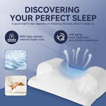 Memory Foam Beauty Sleep Pillow for Neck and Shoulder Pain V915-MB0091