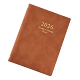 2026 Weekly With Dated Pages And Refillable 6 Rings Leather Binder Cover 2026 Academic V1192-AZ-W-23293