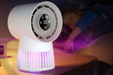 2 in 1 Electric Mosquito Lamp Fan Portable Mosquito Lamp Bug Zapper Desk Fan Bladeless V1308-DSZKI-916
