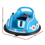 Kids Ride On Car Bumper Electric Toys Cars Light Remote Angry Birds Sticker Blue RCAR-BUMPER-BU