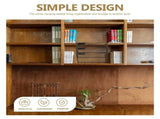 Wall-Mounted Magazine Rack with Hanging Wire Basket, Multi-Tier Wall File Organizer for Document and V1192-AZ-W-28518