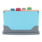 Plastic Cutting Board 4 Colors Rubber Flexible Coded Cutting Board with Storage Stand V1294-YM0901-3118230140111