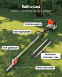 Gas Pole Saw, 33CC 2 Stroke Gas Powered Pole Saws 20.3 cm Cutting Bar, Cordless Tree Trimmer V952-ECCYJCS10INCBO9MA002V0