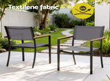 Gardeon 7PCS Outdoor Dining Set Table and Chairs Patio Garden Furniture Bistro Set FF-DINING-7PLW-BK-ABC