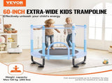 60" Kids Trampoline, 5FT Indoor Outdoor Trampoline, Mini Toddler Recreational Trampolinewith Safety V952-DWYXBC60YCDW6KFK8V0