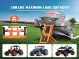 Lawn Mower Lift with Hydraulic Jack, 500 Lbs Weight Capacity, Solid Carbon Steel Lawn Mower Lift, V952-GCJSJJYYS500E2M1RV0