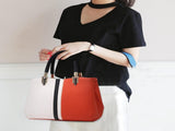 Women's PU Leather Tote Bag Large Capacity Waterproof Handbag V1263-JX-3489
