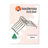 10 Pack 70mm Brick Hooks - Wall Crab Clips Hangers For Pictures Plants V238-SUPDZ-32767395659856