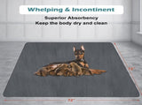 50*60in Washable Pee Pads for Dogs Reusable Dog Pads Extra Large Upgrade Non-Slip Dog Pee Pads Heavy V1107-136-66109-DKG5