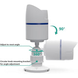 Dummy Dome Camera Simulated Fake Cctv Security Indoor Outdoor With LED Light, Security Alert Warning V1188-MS-227-2189