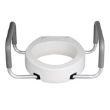 Raised Seat with Arms, 136.1 kg Load Capacity, 88.9 mm Lift Height, Widened Commode Elevated V952-AZSJGMTZD35YISHJB001V0
