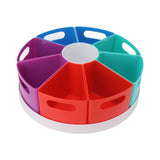 Desk Storage Box 360 Degree Rotating Removable Bins Pen Holder Desktop Stationery Organizer for Pens V1294-YM0901-3117230142711