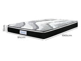 Dreamz 7 Zone Pocket Spring Mattress Medium Firm Single MS1028-S-AU