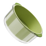 Double Layer Drain Basket Separate Design Foldable Fruit Vegetable Wash Storage Basket for Kitchen V1294-YM0901-3117230433211