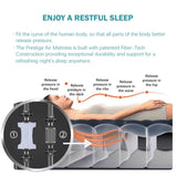 Twin Dura-Beam Prestige Air Bed Built-In USB Electric Pump for Easy Inflation and Deflation V213-TDBAB01-GRY01