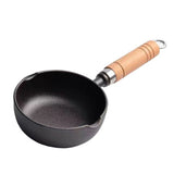 Cast Iron Pot Even Heating Multifunctional Non Stick Pot for Stir Frying Kitchen Supplies 18 X 5cm / V1294-YM0901-3118240122213