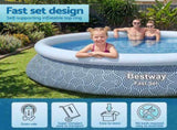 Bestway 457cm Swimming Pool Inflatable Above Ground Round Pools w/ Filter Pump BW-POOL-R-457-57315
