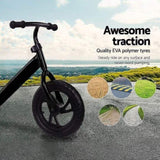 Kids Ride On Push Bike Balance Bicycle with Training Wheels for Toddlers V63-840971
