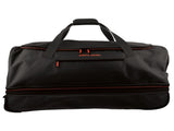 140L Pierre Cardin Trolley Bag Medium Soft Travel Luggage Wheeled Duffle - Black V563-PC3766-BLACK