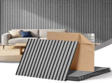 Artiss 10PCS Peel and Stick Wall Panels Tiles 68X68CM Self Adhesive for Home Office Studio Grey WP-68X68-10PCS-GR