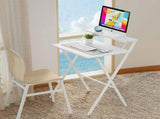 Levede Foldable Computer Desk Office Study Desk White DH1069-WHWH-AU