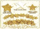 24 Pcs Glitter Star Picks 13.8'' Sparkly Stem Decoration Foam Vase Sticks Centerpiece Table Craft V1259-DP01-A-4799