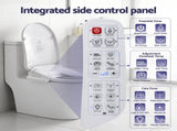 Cefito Electric Bidet Toilet Seat Cover Heated Warm Water Dryer LED Night Light BIDET-ELEC-629G-WH