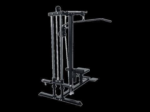 Lat Pulldown Low Row Fitness Machine Home Gym Strength Trainer V63-782635
