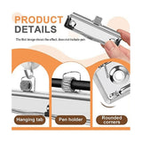 14-Pack Metal Clipboard Clips with Pen Holder, 28 Rivets Mountable Hardware for and School V1370-AZ4-13543