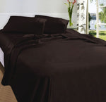 Fieldcrest 875TC Egyptian Cotton Sateen Sheet Set Chocolate Queen V442-GHT-SHEETS-FIELDCREST-CHOCOLATE-QS