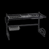 85cm Dish Drying Rack Drainer Over Sink Steel Cup Cutlery Organizer 2 Tier V63-839371